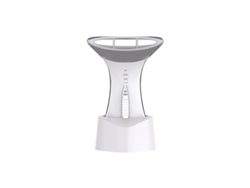 Ferramenta Para Pescoço E Rosto Com Led De 5 Cores Para Cuidados Com A Pele Branco E Prata Yizhood