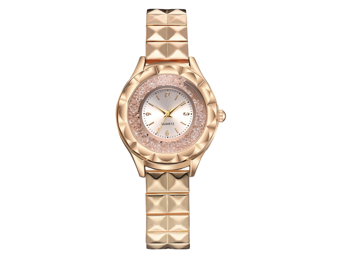 Relógio De Pulso Feminino Zhoulianfa De Quartzo F381-a Bege Fashion