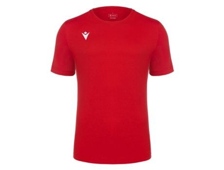 Camiseta Unisex para Deporte MACRON Boost Eco Rojo (L)
