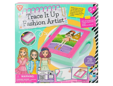 Juego Diseña La Moda Con Luz Con Plantillas Y Lápices PLAYGO
