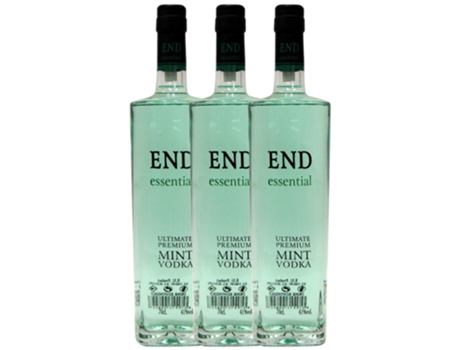 Vodka TELLO Tello End Essential Mint (0.7 L - 3 unidades)