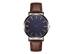 Reloj Hombre Zhoulianfa Cuarzo Analógico Correa Pu Café Oscuro