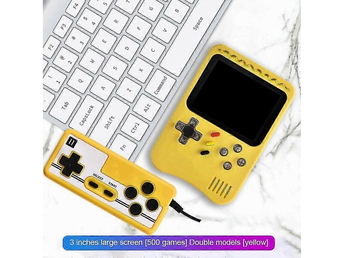 Consola de juegos portátil para niños con 500 juegos y batería de 800 mAh, modelo Macaron Mini. Hengjian