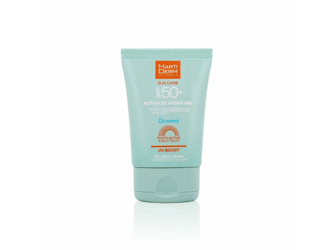 Protector solar facial Derma Exomega (150 ml para piel atópica FPS 50)
