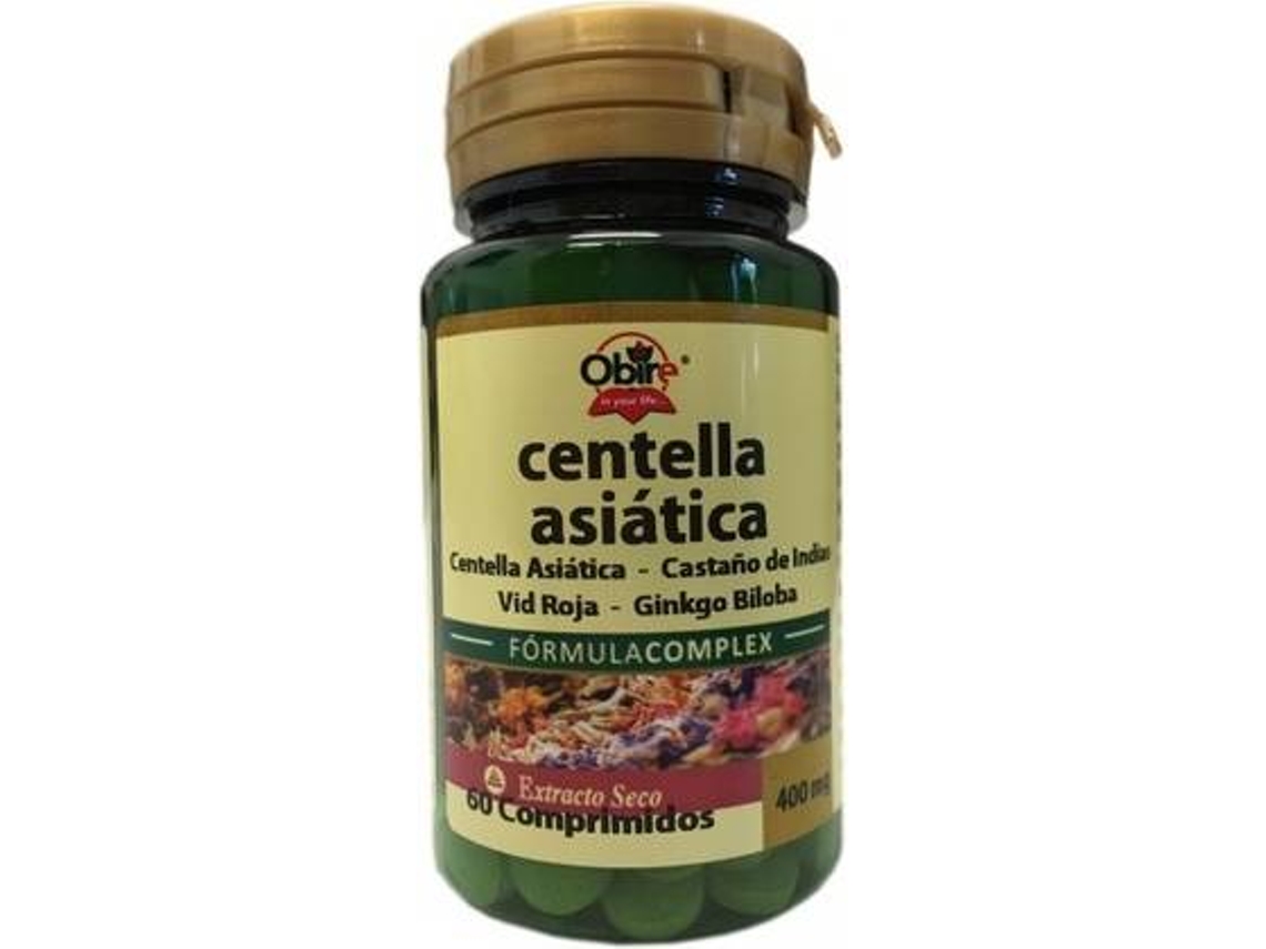 Complemento Alimentar OBIRE Centella Asiática Complex (60 comprimidos)