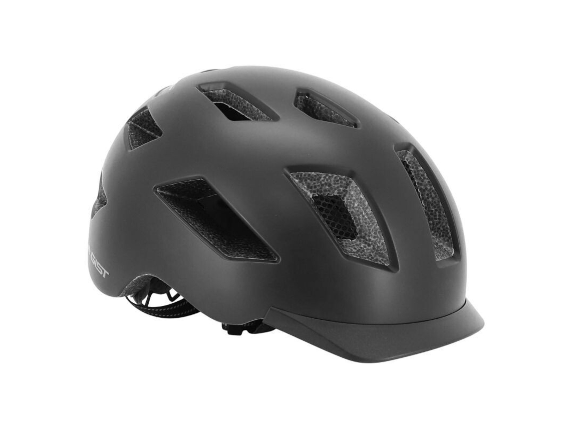 Casco con ajuste de la rueda de luz trasera - luz visible a 200 m GIST Smart In-Mold 56-62