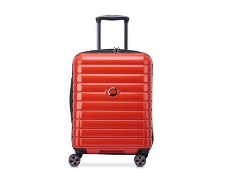 Maleta de Cabina DELSEY Unisex Rojo Brillo (55cm)