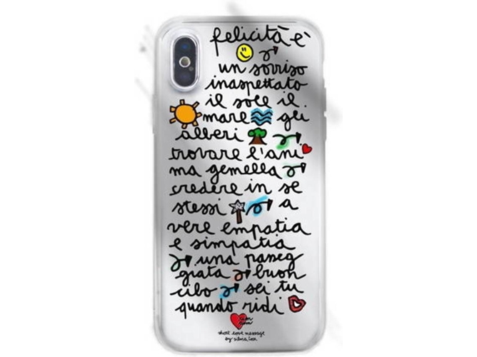 Funda iPhone X, XS SILVIA TOSI Felicita Multicolor