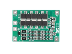 Placa De Protección De Carga Serie 3 40a Dc12.6v Para Baterías De Litio Con Resistencias