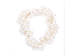 Elasticas De Cabelo Com Pérolas Falsas Para Mulher Estilo Elegante Acessórios De Cabelo Bandas De Cabelo