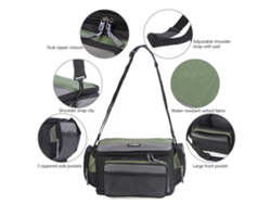 Bolsa Multifuncional Para Aparejos De Pesca Con Estuche Para Carretes Y Señuelos, Bolsa De Almacenamiento Para Pesca, Mochila De Hombro.
