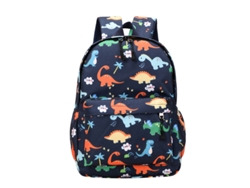 Mochila Para Niños Dinosaurio, Correas De Hombro Ajustables - Mochila Para Niños Y Niñas Azul Oscuro CHRUI