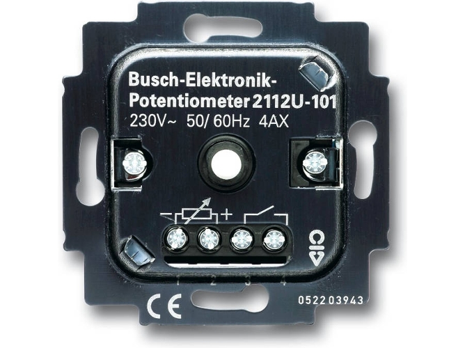 Regulador inteligente de luz BUSCH-JAEGER 2112 U-101 Interno negro