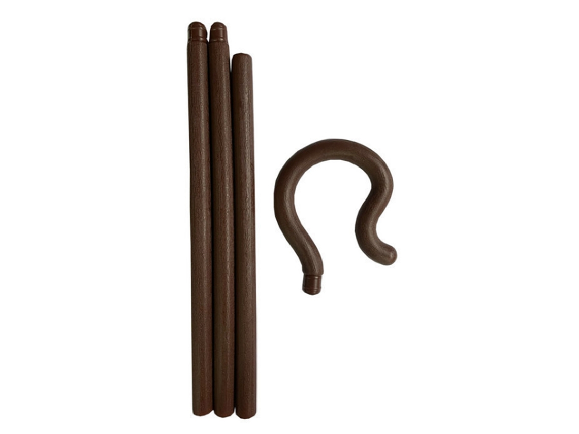 Bastón De Faraón Egipcio Cane Sheperd Crook Staff Para Halloween Cosplay Decoración