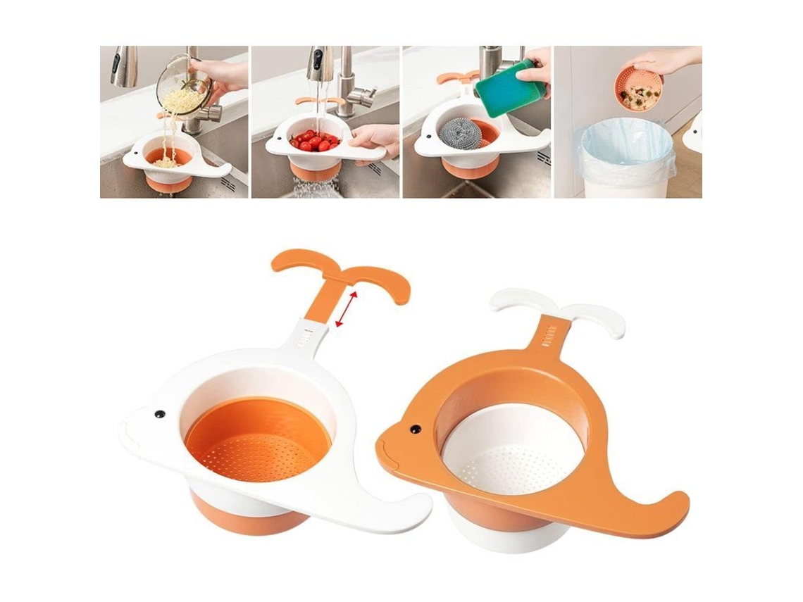 Tubos de drenaje extensibles Rebe-2 para fregaderos de cocina, con coladores ajustables.