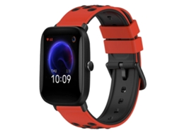 Pulsera de silicona bicolor de 20 mm para Amazfit Pop Pro