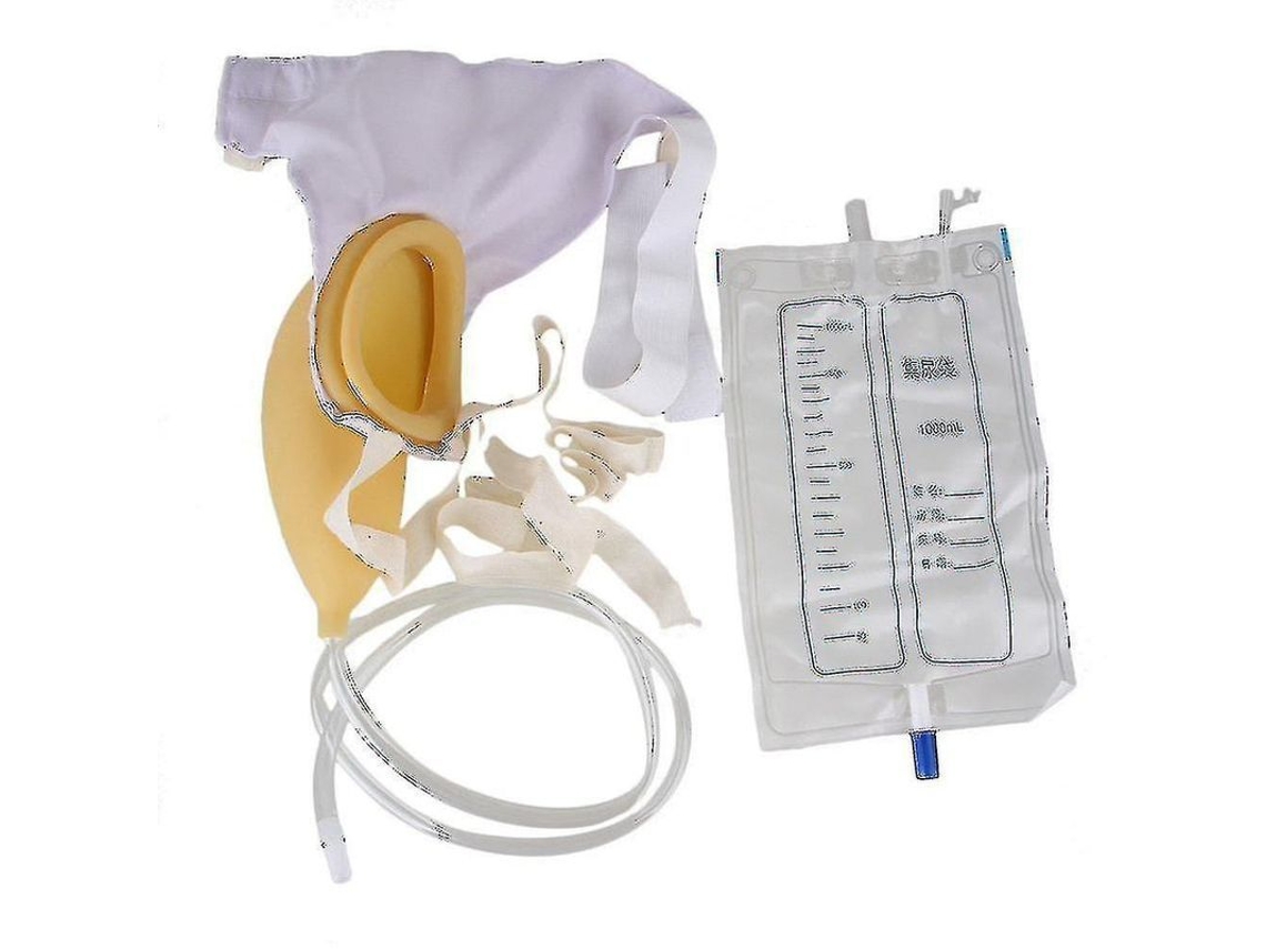 Recolector de orina portátil a prueba de fugas 2026 BT 4 para hombres, 1000 ml, silicona, fácil de usar.