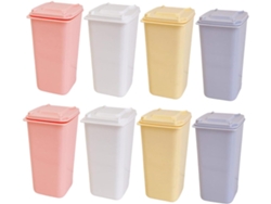 Juego De Mini Organizadores De 8 Piezas Con Tapas Y Ruedas Para Dormitorio Y Mesa.