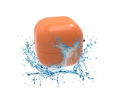 Juguete de waterpolo de silicona reutilizable con adsorción magnética automática, color naranja