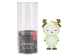 Pendrive Usb 2.0 32gb Resistente A Vibraciones Portátil Intercambio Caliente Estilo Cartoon Verde Claro Para Portátil