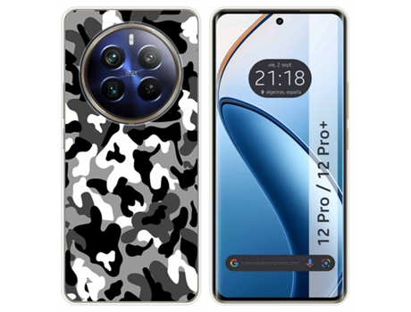 Funda Diseño Camuflaje para Realme 12 Pro 5G / 12 Pro Plus 5G TUMUNDOSMARTPHONE Silicona Multicolor