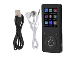 Reprodutor De Música E Vídeo Mp4 Portátil Bluetooth 4.2 Com Tela De 1.8 Polegadas 32g Cartão Plug And Play