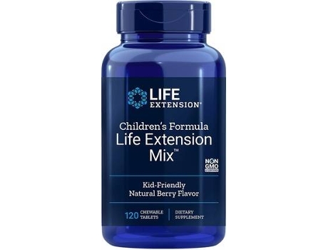 Complemento Alimentar LIFE EXTENSION Fórmula Infantil Infantil Berry Natural (120 tabletes mastigáveis)