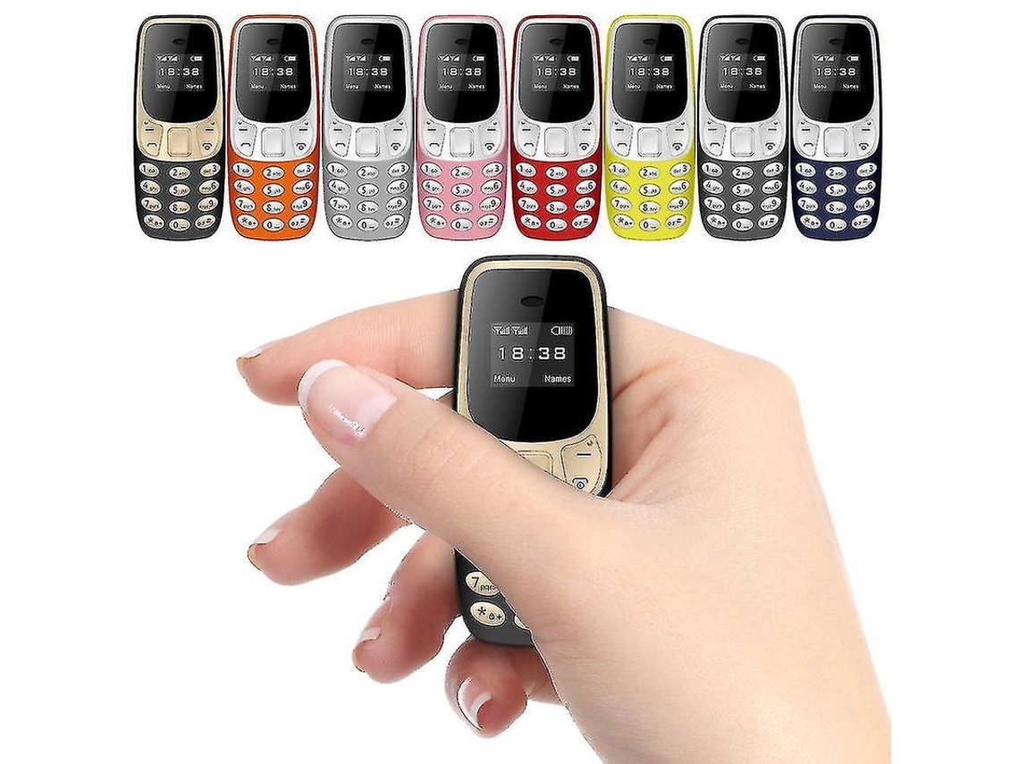 Teléfono Móvil Mini Servo Bm10 Dual Sim Bluetooth Grabación De Voz Bajo Radiación Oro Negro Oro Negro