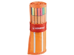 STABILO Fineliner Point 88 Conjunto de Rollos de 30 Naranja/Blanco