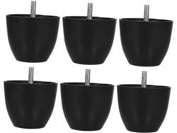 Soportes Ajustables De Plástico 6 Piezas Para Sofás, Sillas Y Armarios, Con Tornillos, Muebles
