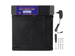 Puerta automática para gallinero, doble apertura, pantalla LED, temporizador, ideal para granjas de patos y gansos.