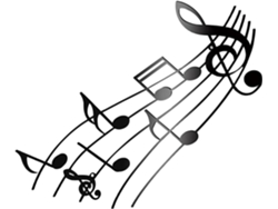 Decoración musical de pared de metal con forma de notas musicales negras, tamaño 40 x 19 cm, arte musical para salón Gokoco