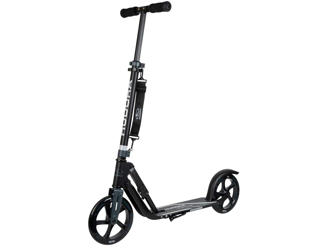 14825 Patinete Big Wheel 205 Ciudad, Negro/antracita, 205 Mm. Hudora