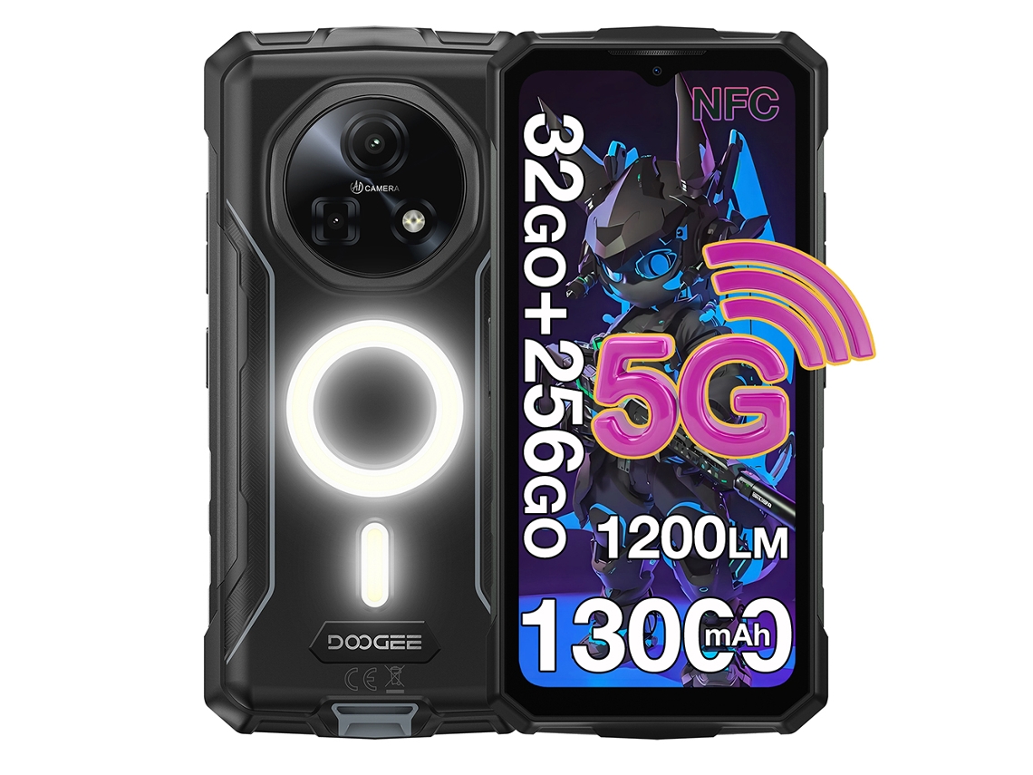 Smartphone Doogee Fire 7 Pro 5G 6,56'' 32 GB 256 GB 13000 mAh - Negro