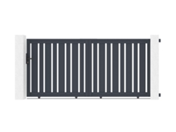 Puerta corredera aluminio 3m veymont A.140cm
