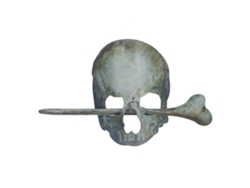 Pinza De Pelo De Halloween Pequeña Exquisita Reutilizable Realista Para Fiesta Bar Hogar Calavera