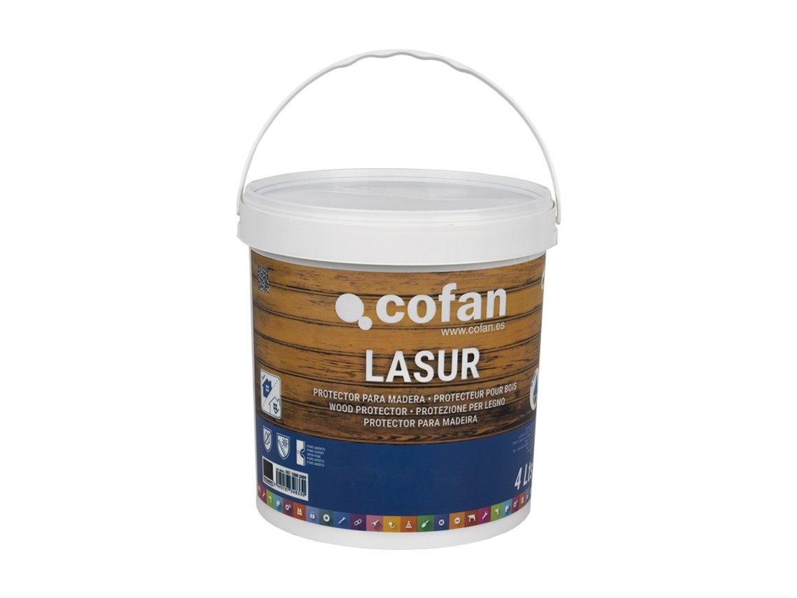 Lasur Protector al Agua para Madera | Acabado Mate | Diferentes Tamaños y Colores