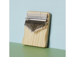 Piano de pulgar Kalimba de 17 teclas, madera maciza Siurn