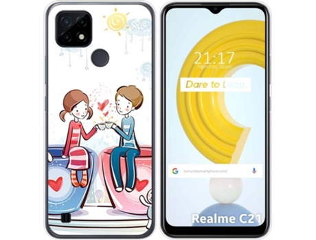 Carcasa Realme C21 TUMUNDOSMARTPHONE Café Multicolor