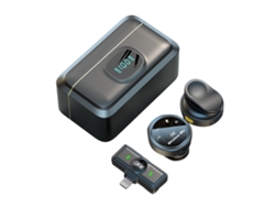 Micrófono Inalámbrico Lavalier Clip-on 2.4g Con Cancelación De Ruido Para Iphone Y Android Grabación De Vídeos Entrevistas Vlogging