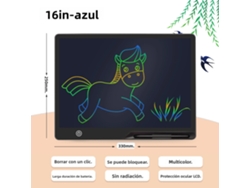 Pizarra Lcd De 16 Pulgadas, Negra, Para Escritura Y Dibujo Artístico, Herramientas Para Niños, Juguete Educativo