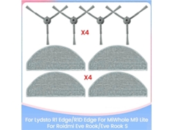 Para R1 Edge/r1d Edge Para Miwhole M9 Lite Para Eve/eve S Piezas de repuesto Cepillo lateral Paño de fregona