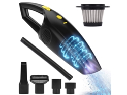 Aspiradora de mano inalámbrica recargable, potente aspiradora de mano para coche, batería de litio de 2200Mah, aspiradora portátil para coches y hogar