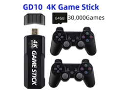 Consola De Videojuegos Retro Gd10 Con 40 000 Juegos Integrados, 128 Gb, Mando Inalámbrico De 2,4 Ghz, Hd, 4k, Beyamis