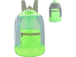 Bolsa para juguetes de playa, bolsa de playa grande de malla, reutilizable y plegable, bolsa de almacenamiento GOKOCO