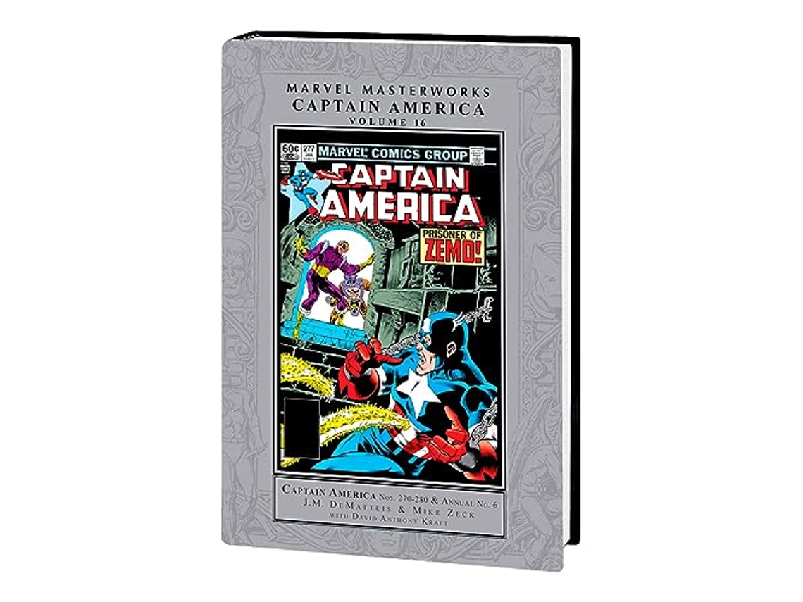Libro Marvel Masterworks Captain America Vol. 16 de Jm Dematteis e Marvel Various (Inglés - Tapa Dura)