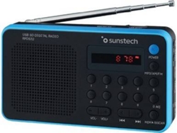 Radio Portátil SUNSTECH RPDS32BL Azul