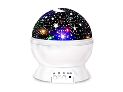 Proyector de estrellas giratorio para niños con temporizador (regalo)