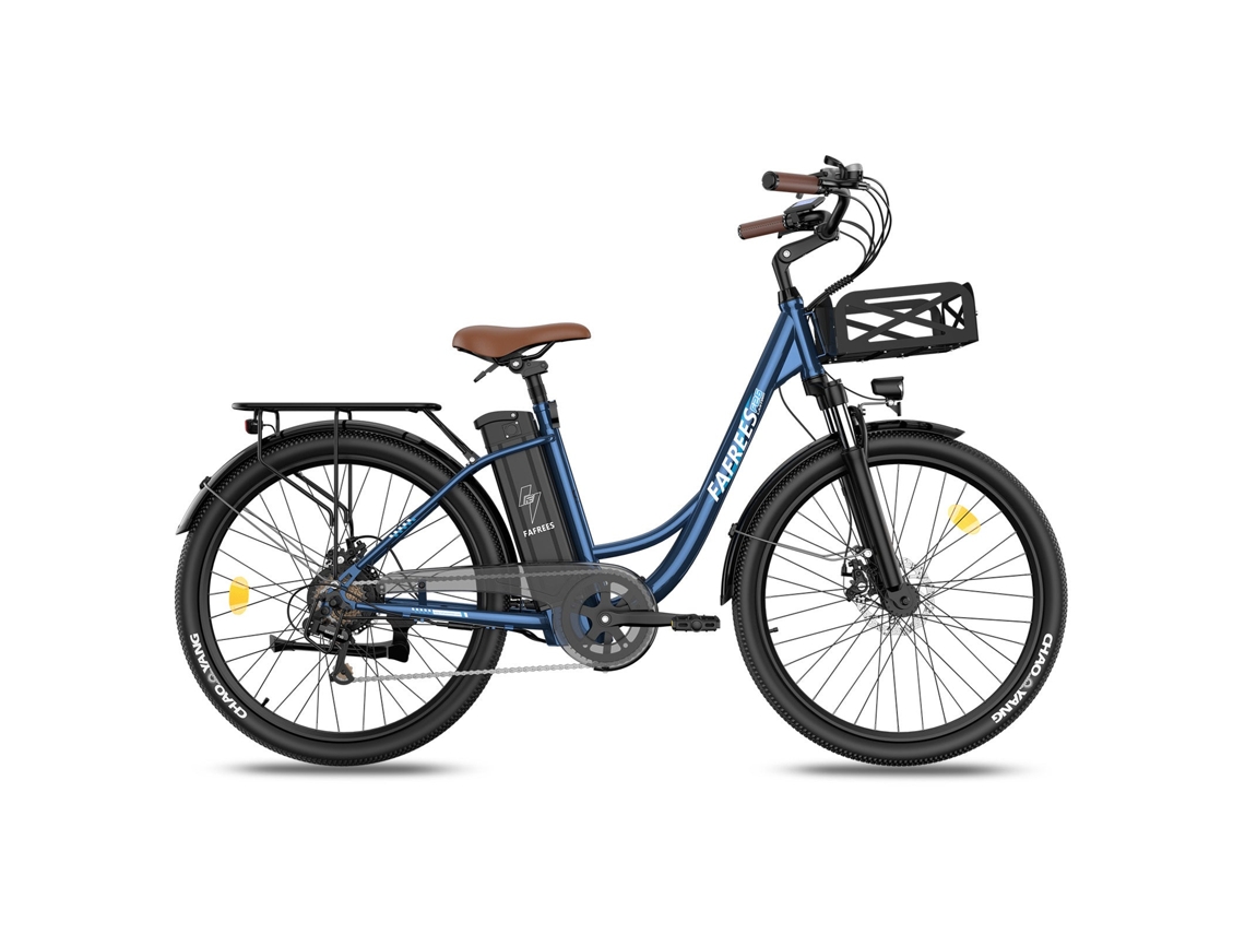 Bicicleta Eléctrica FAFREES F26 Lasting Motor 250W Batería 36V20.3Ah Alcance 160Km Freno de Disco Mecánico Azul