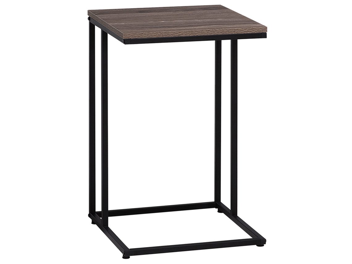Mesa de centro BELIANI Troy de Tablero de fibra Madera oscura 40x40x61